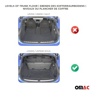 Tesla Model 3 Trunk Mat - Omac - TPE - Black - 2017-2025 Tesla Model 3 Trunk Mat - Omac - TPE - Black - 2017-2025